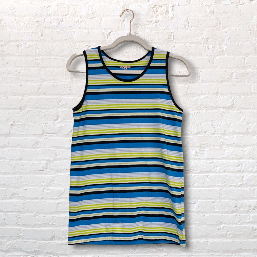 cat & jack striped tank top, XL/16